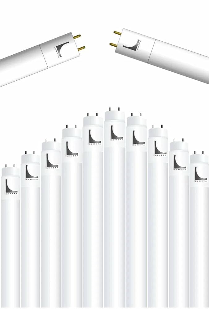 Lunera T8 LED Light Bulb, 4 Foot, Ballast Driven, 11W, 1850